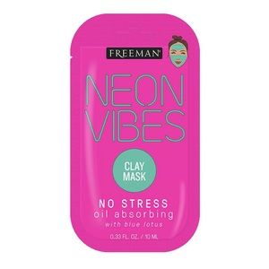 5/$25 Freeman, Neon Vibes, Oil Absorbing, Clay Facial Mask